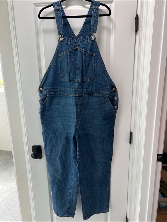 Old Navy Denim - Old Navy Dark Blue Denim Overalls